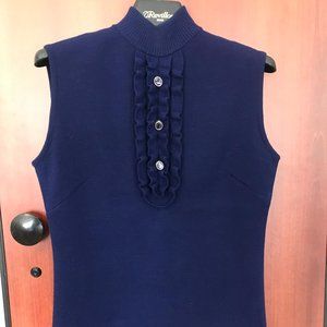 Classic Italian Navy Blue Sweater